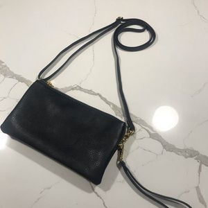 Navy blue crossbody bag